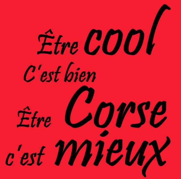T-shirt personnalisé Corsica