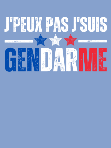 T-shirt personnalisé Police