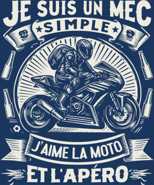 T-shirt personnalisé Simple passion