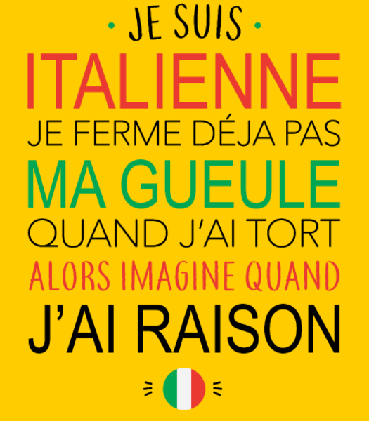Maquette de "Italienne : Ma Voix, Ma Loi" à personnaliser
