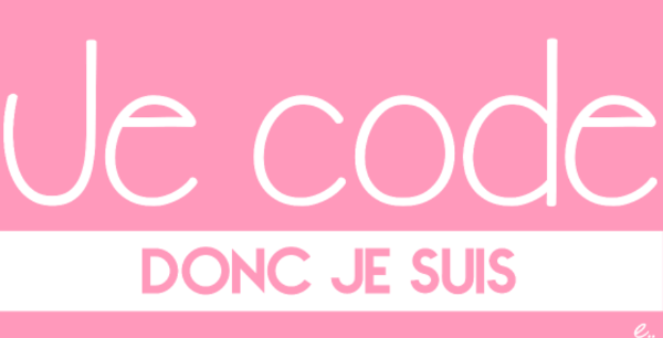 Motif "Je Code Donc Je Suis" - Le Geek du Développement personnalisé sur vêtement