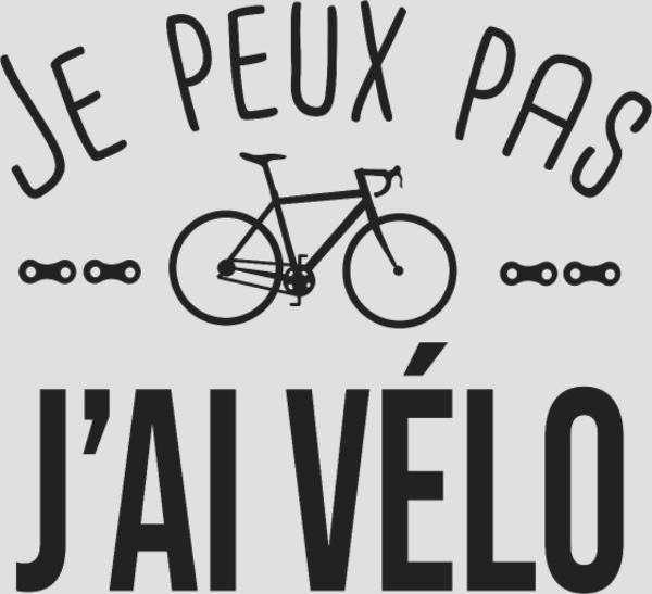T-shirt personnalisé Velo cyclisme humour cycliste