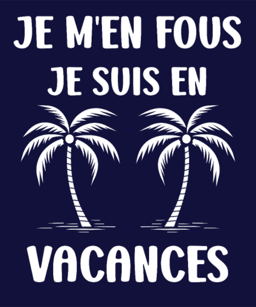 T-shirt personnalisé Texte simple detente