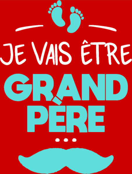 T-shirt personnalisé Papi annonce grossesse