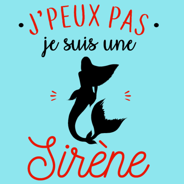 Tablier personnalisé Sirene humour citation