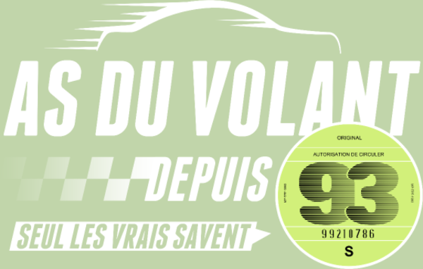 Maquette de L'As du Volant du 93 à personnaliser