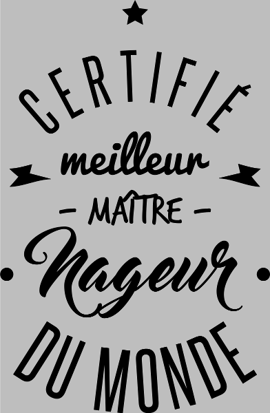Maquette de Le Meilleur Maître-Nageur à personnaliser