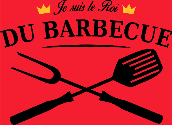 Motif Le Roi Incontesté du Barbecue personnalisé sur vêtement