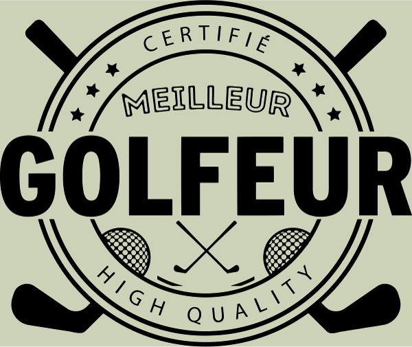 Maquette de Le Super Golfeur - Cadeau Idéal Passion Golf à personnaliser