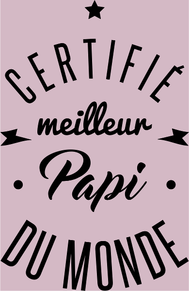 Le T-shirt "Meilleur Papi Certifié"