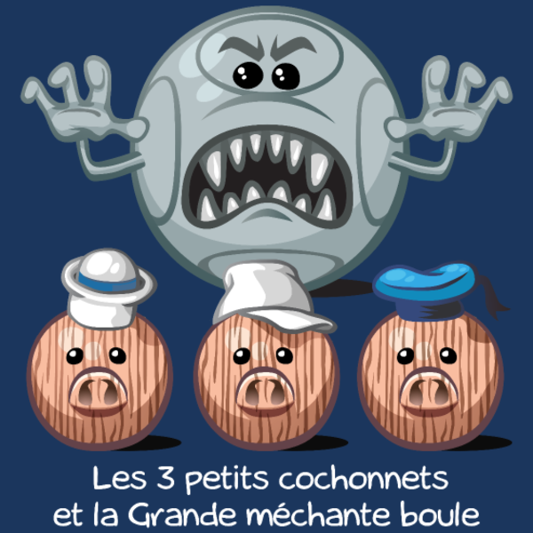 Maquette de Les 3 petits cochons à personnaliser