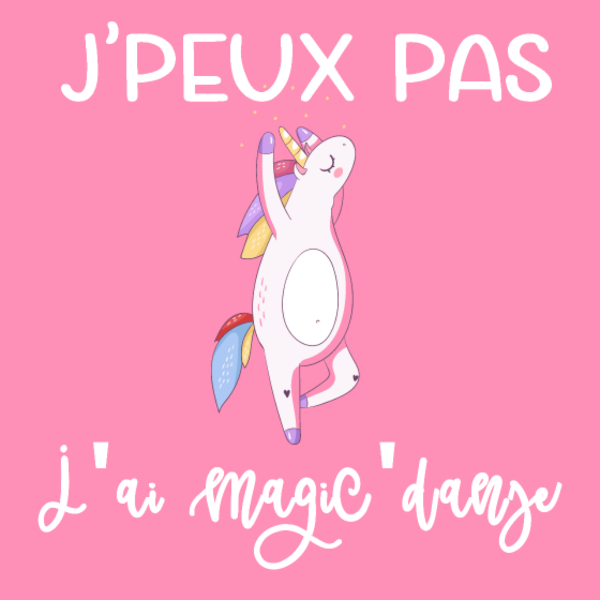 T-shirt personnalisé Licorne danse
