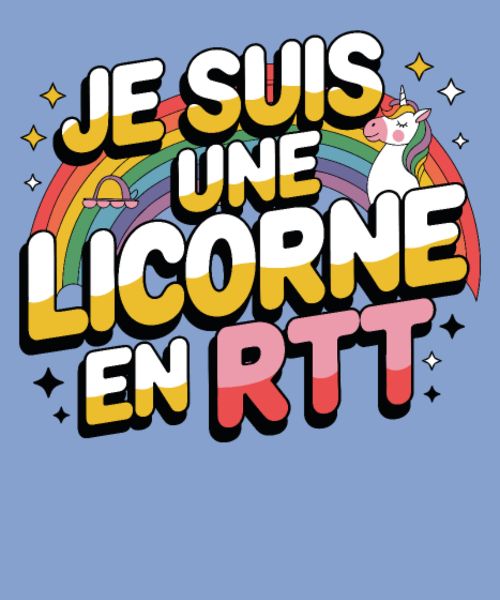 T-shirt personnalisé Licorne RTT