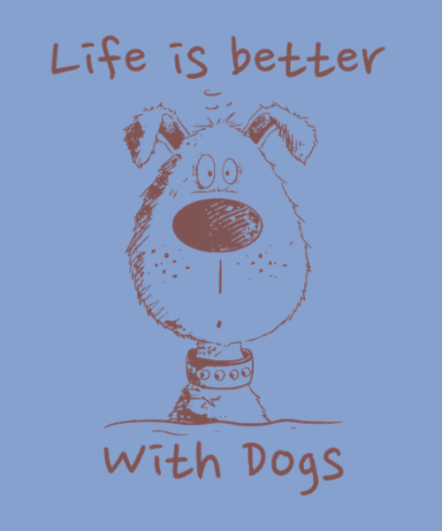 T-shirt personnalisé Cartoon chien