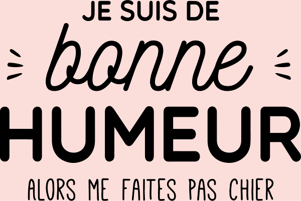 T-shirt personnalisé Boudeuse