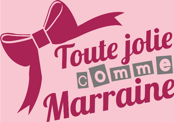 Motif Ma Marraine Adorée, Toujours Jolie personnalisé sur vêtement