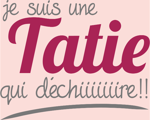 T-shirt personnalisé Tatie
