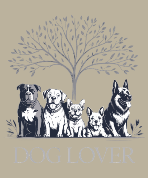 T-shirt personnalisé Meute chiens