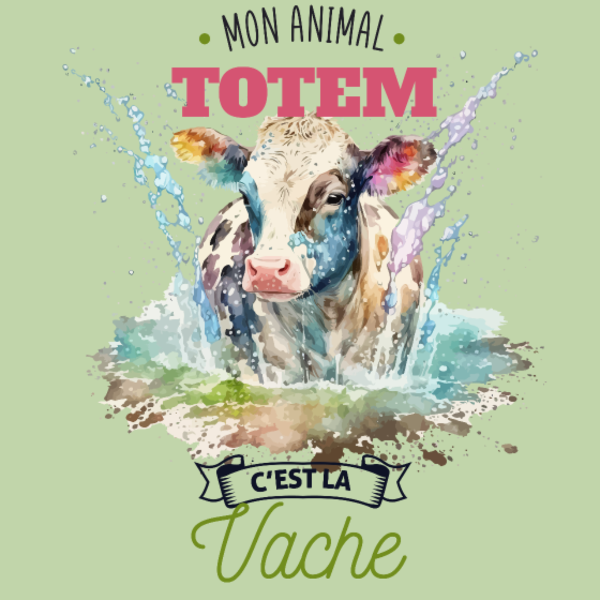 T-shirt personnalisé Animal totem humour