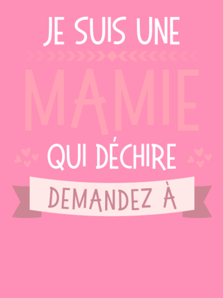 T-shirt personnalisé Grand-mère unique