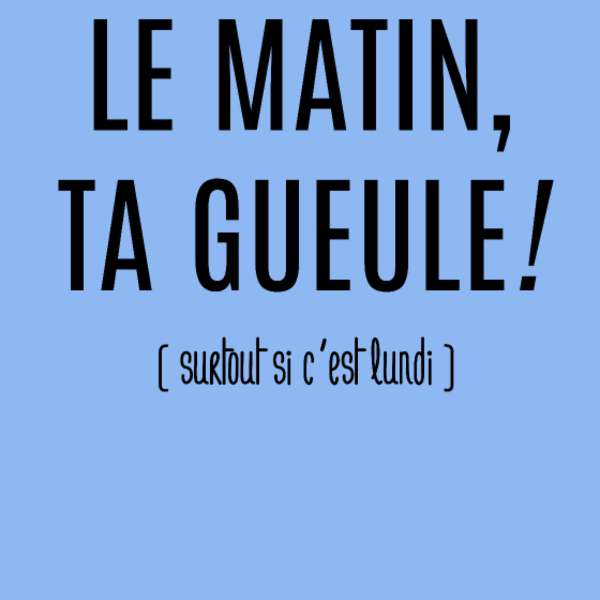 T-shirt personnalisé Réveil difficile