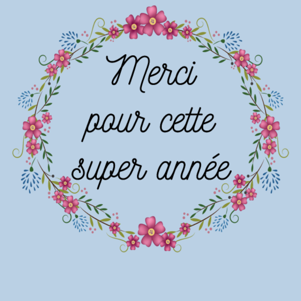 Maquette de Merci pour cette Année Incroyable à personnaliser