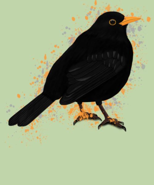 T-shirt personnalisé Oiseau jardin