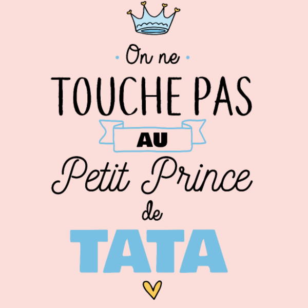 Tablier personnalisé Petit prince amour familial