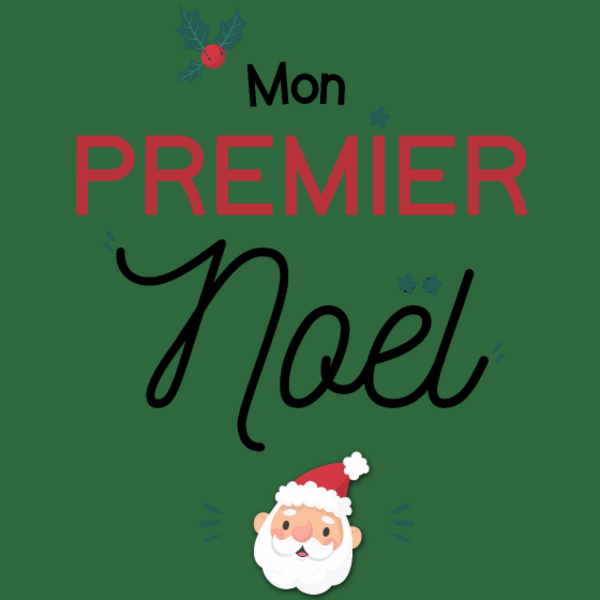 Maquette de Mon Premier Noël à personnaliser