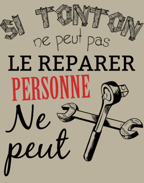 T-shirt personnalisé Bricolage humour