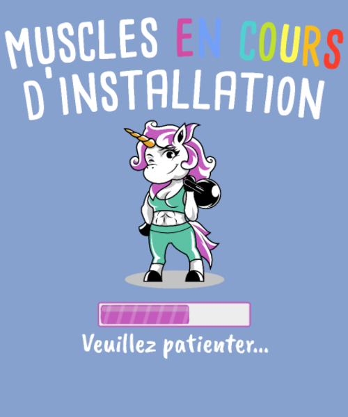 T-shirt personnalisé Muscles