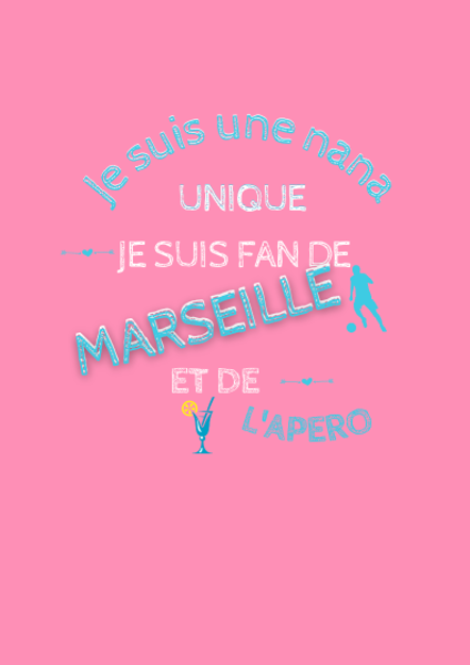 T-shirt personnalisé Femme marseillaise