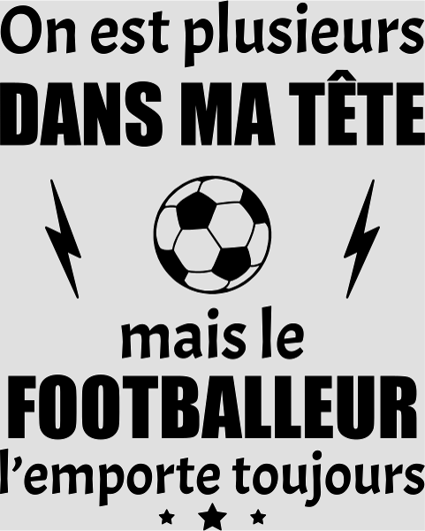 T-shirt personnalisé Humour foot