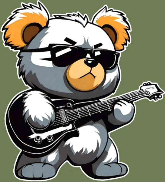 T-shirt personnalisé Guitare electrique heavy