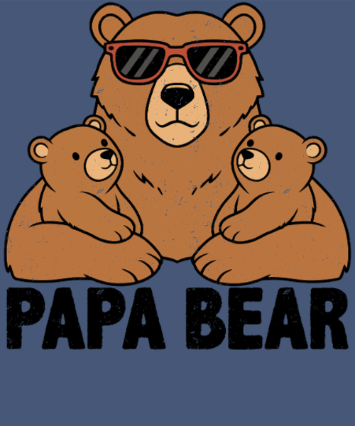 Body Bébé personnalisé Papa bear force