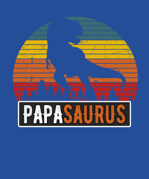 T-shirt personnalisé Papasaurus
