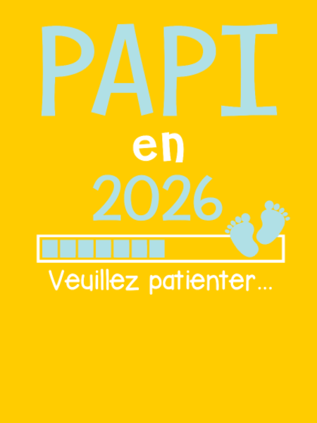 T-shirt personnalisé Futur grand-père