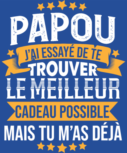 T-shirt personnalisé Papi grand pere