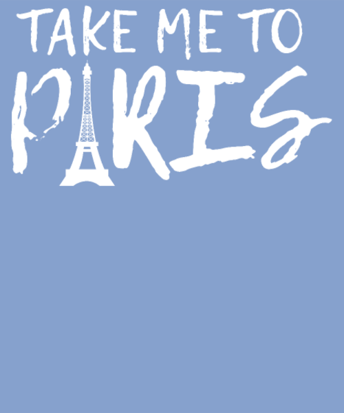T-shirt personnalisé Paris minimaliste