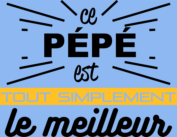 T-shirt personnalisé Meilleur pépé