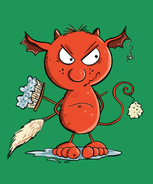 T-shirt personnalisé Ménage