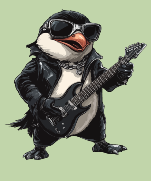 T-shirt personnalisé Pinguin