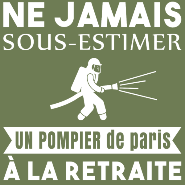 Maquette de Pompier de Paris Retraité à personnaliser