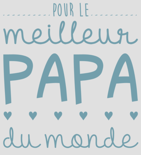 Pour le Meilleur Papa du Monde - avec Cœurs et Amour