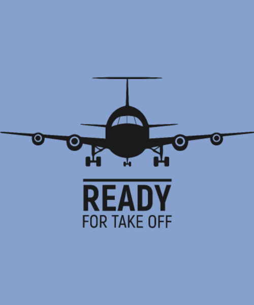 T-shirt personnalisé Avion voyage aerien