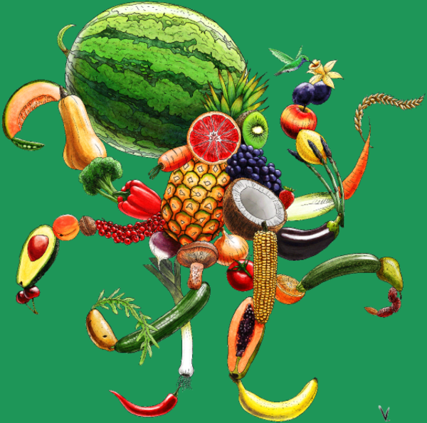 T-shirt personnalisé Fruit humour