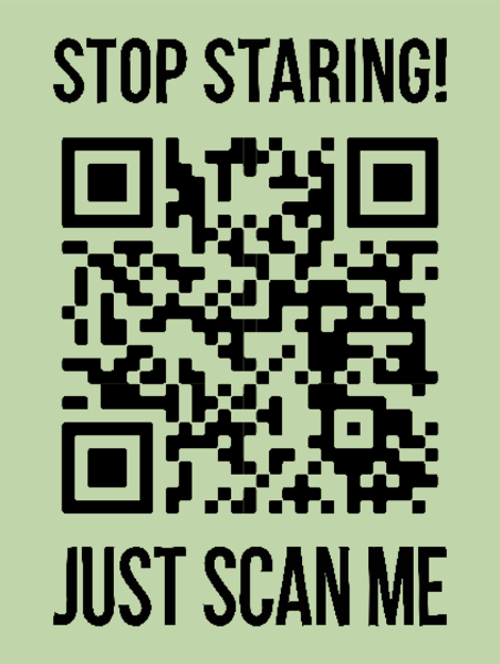 Tablier personnalisé Qr code motivation humour