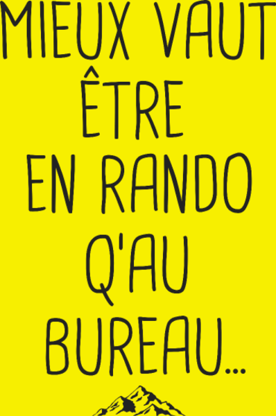 T-shirt personnalisé Montagne humour randonnee