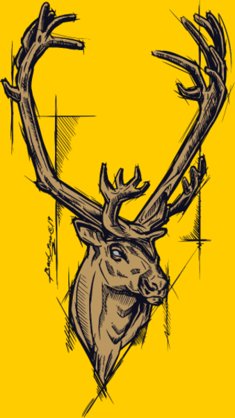 T-shirt personnalisé Cerf