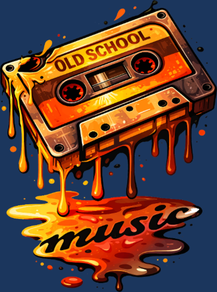 T-shirt personnalisé Cassette audio